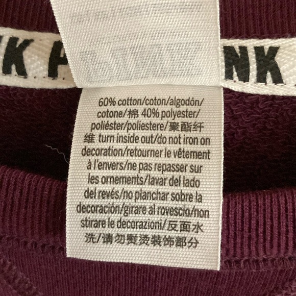 NWT VICTORIA SECRET PINK Pullover Sweatshirt - Picture 6 of 7